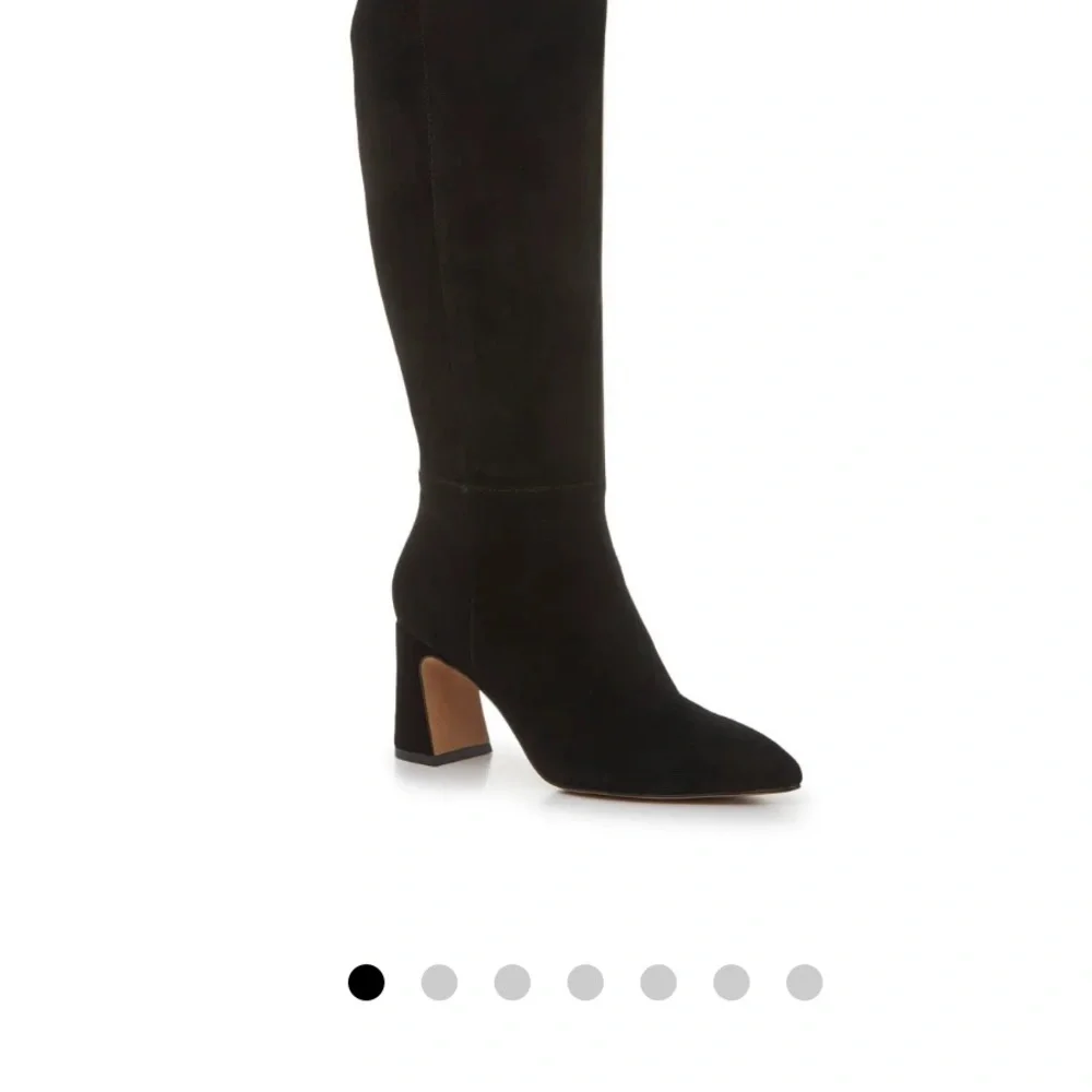 Vince Camuto VP- Kailen2 Black Tall Heeled Boots. Wide Calf. - Picture 2 of 7